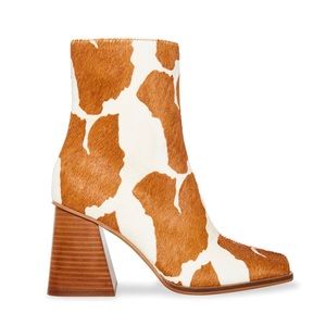 NARA-C BROWN/TAN STEVE MADDEN BOOTIES